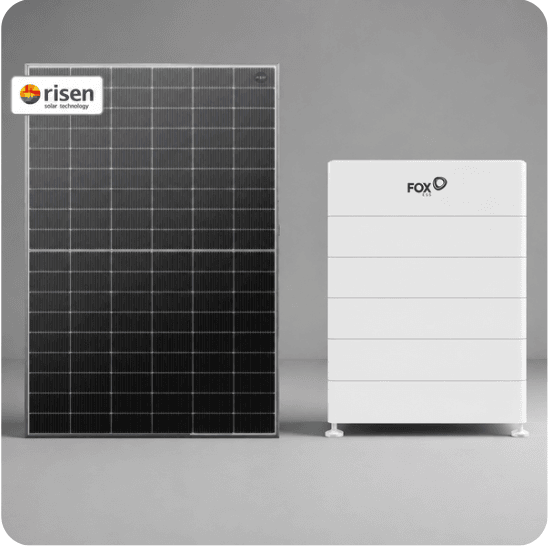 13.3KW SOLAR+42KWH BATTERY FOX