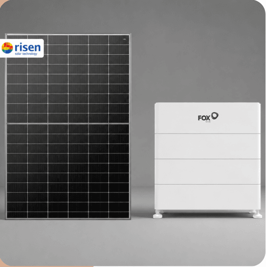 6.6KW SOLAR+28KWH BATTERY FOX